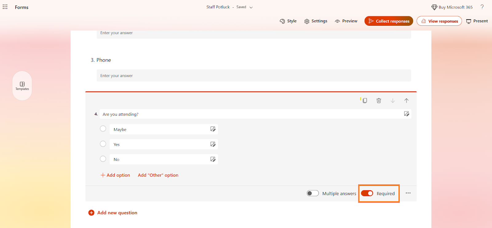 How to use Microsoft Forms for event registration Image-5
