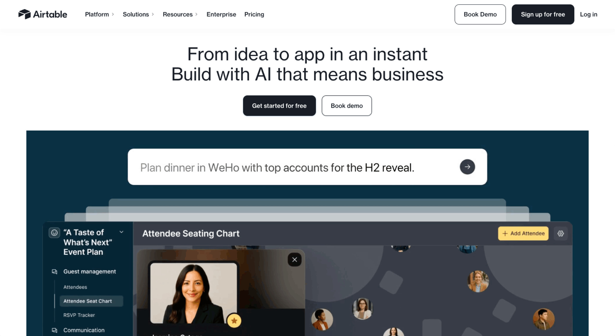 Airtable Landing Page