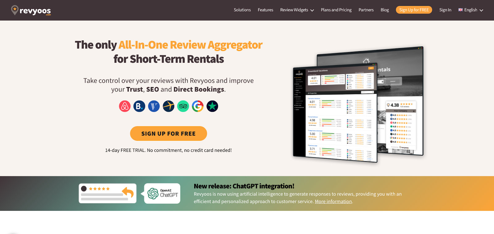 Landingpage von Revyoos