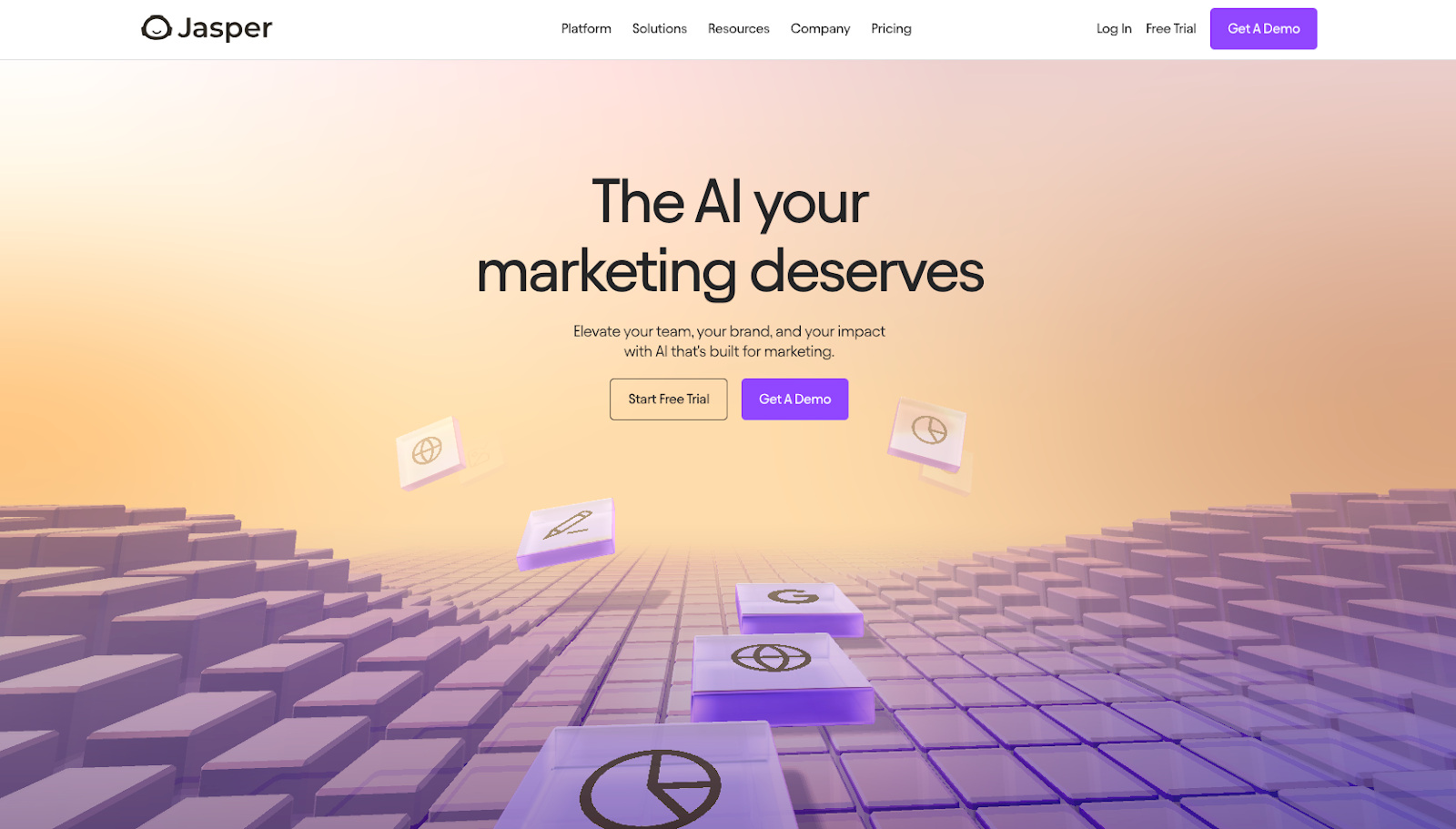 Page d’accueil Jasper