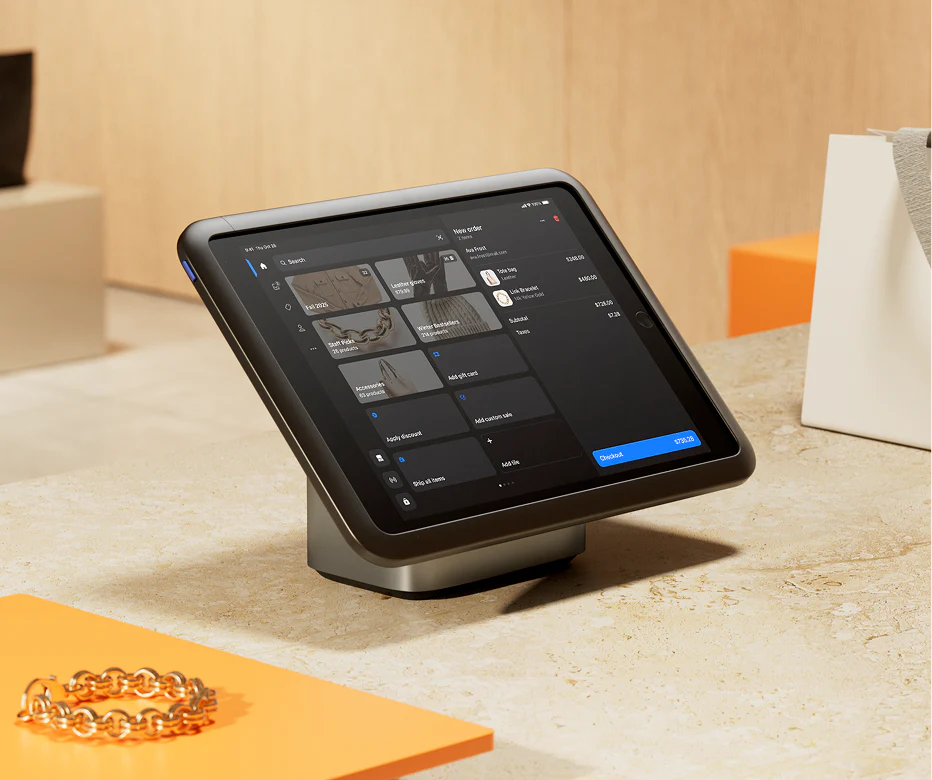 Shopify POS lets you sell products in a real-world store from your online product listings
