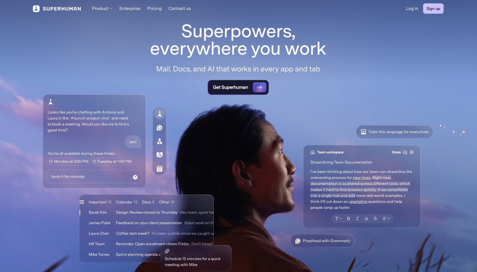 Superpower Landing page