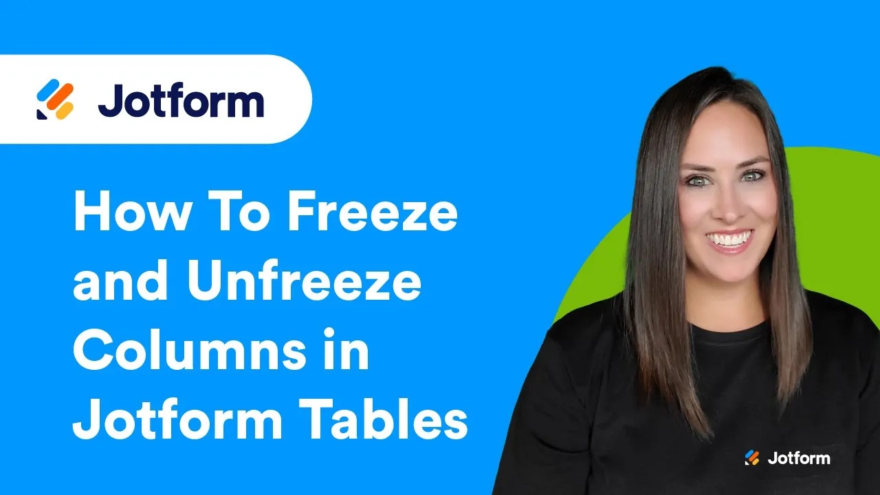 Jotform Tables