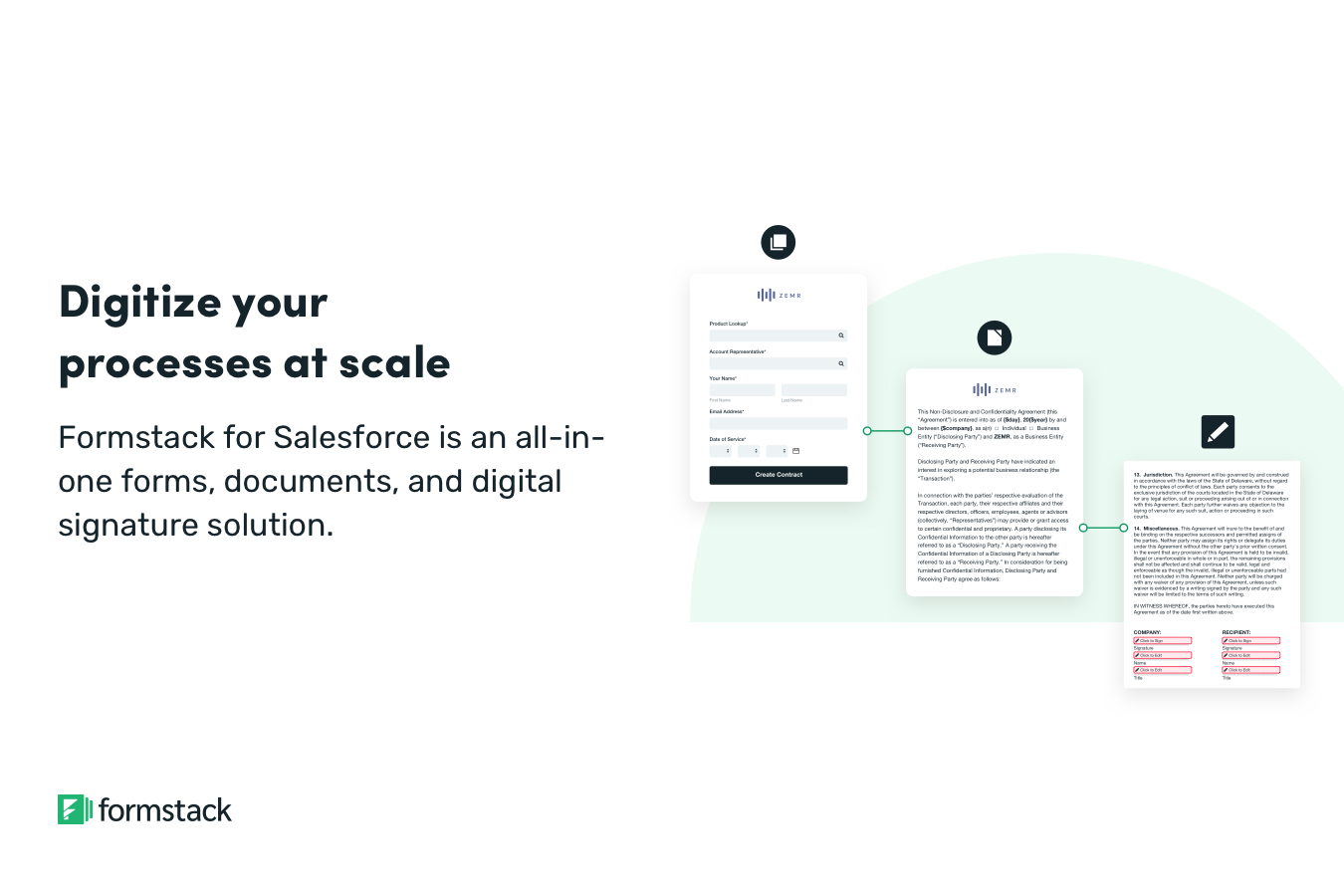Formstack Info Diagram and User Interface Demonstration