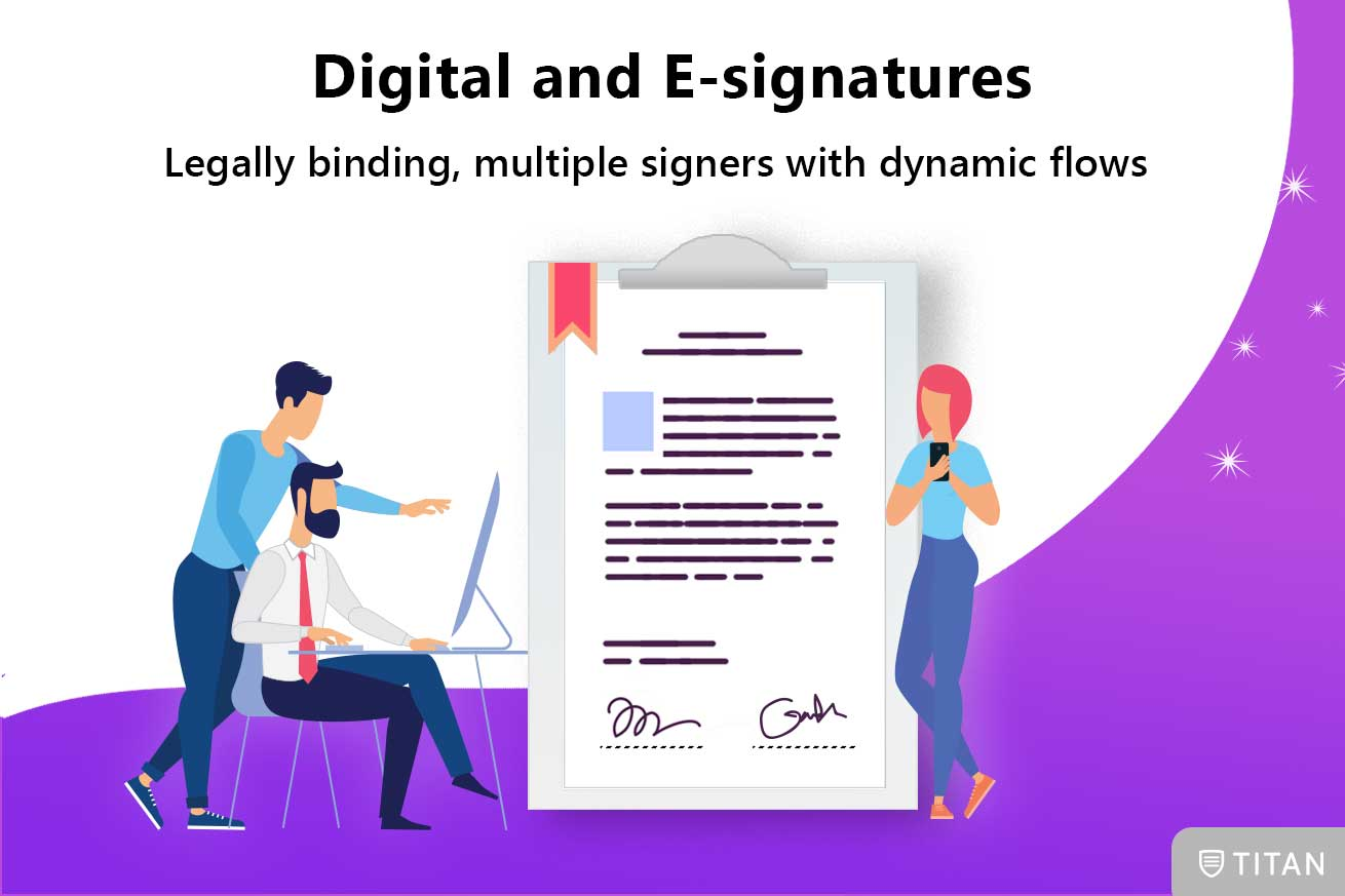Titan Forms Digital and E-signatures Banner