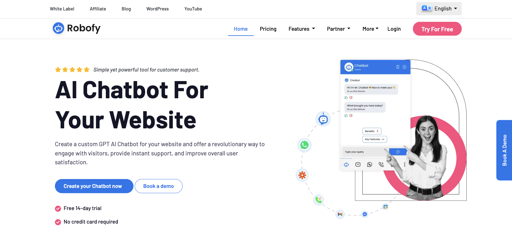 Robofy Landing Page