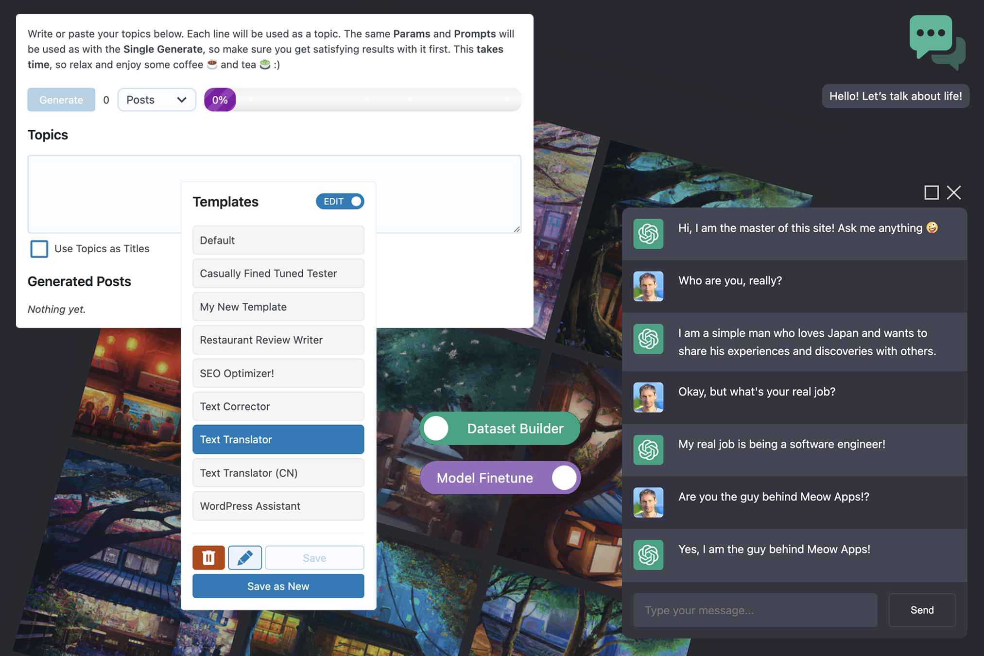 Plug-in AU Engine pour WordPress