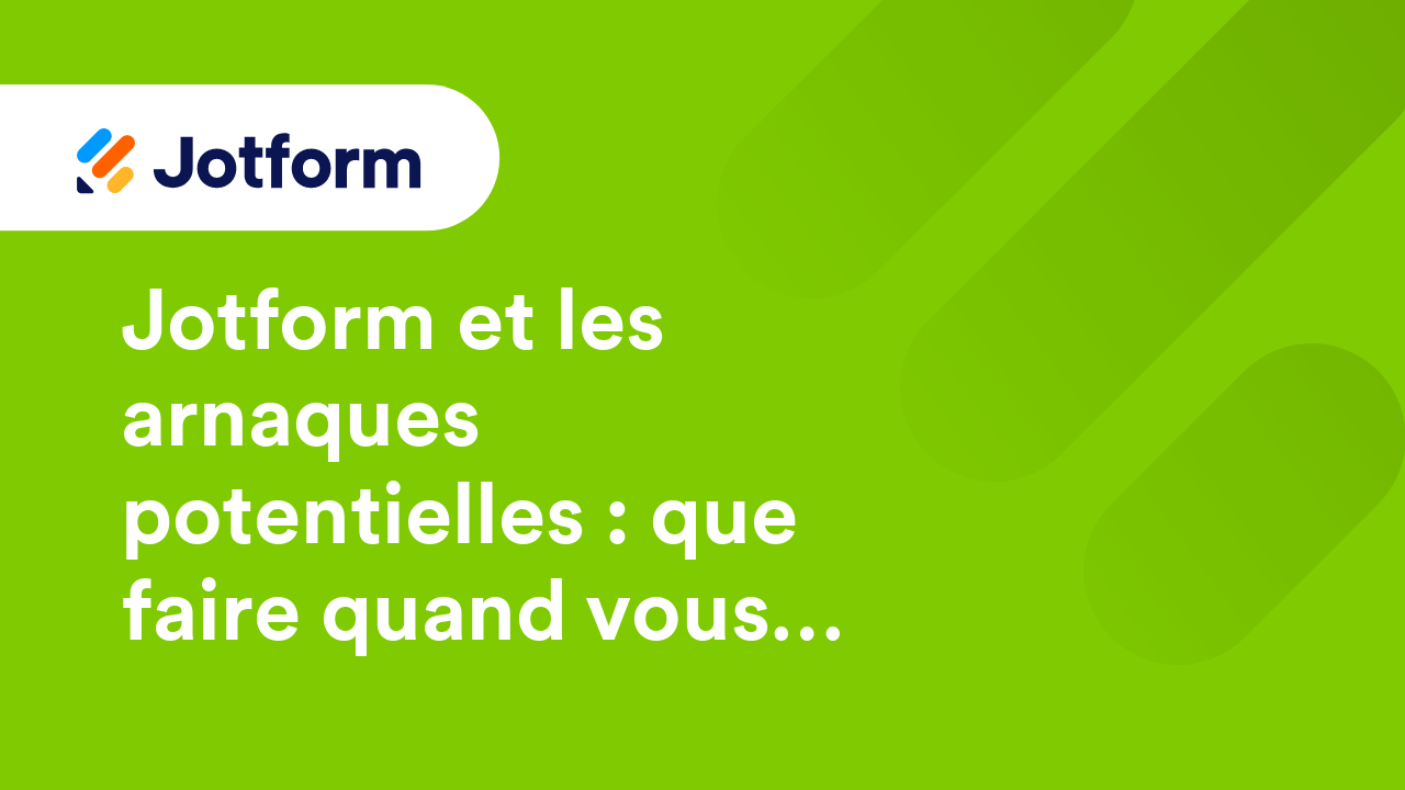 Débuter avec Jotform