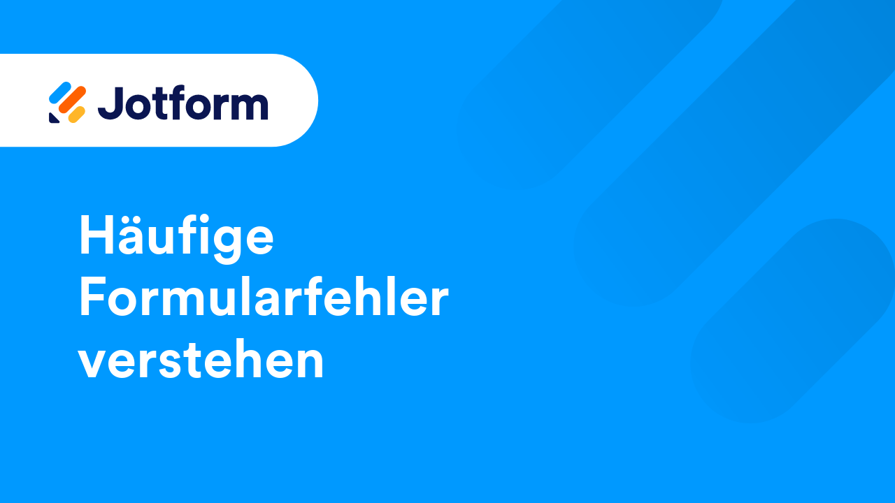 Erste Schritte mit Jotform