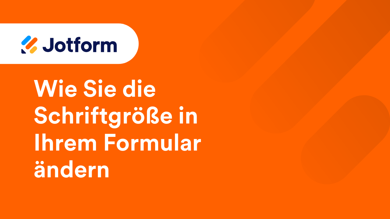 Erste Schritte mit Jotform