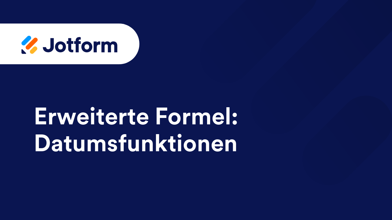 Jotform Tabellen