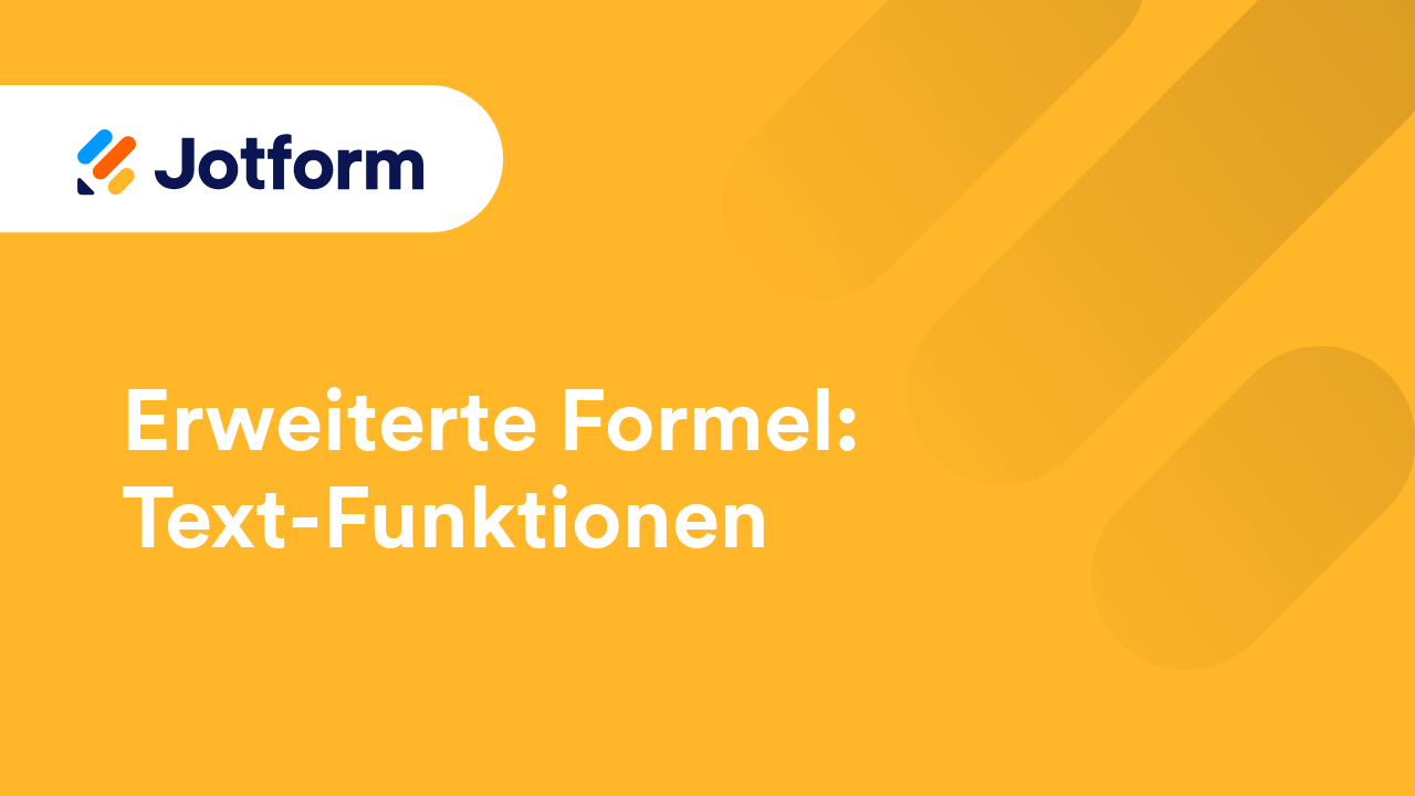 Jotform Tabellen