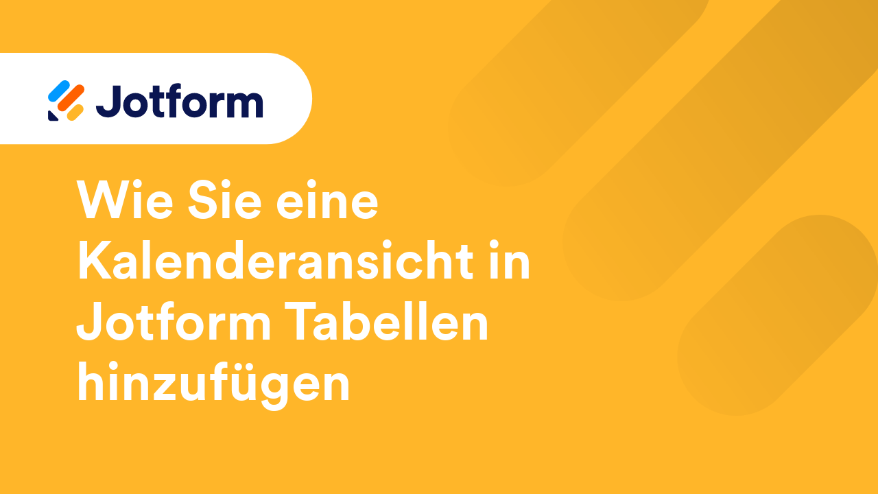 Jotform Tabellen