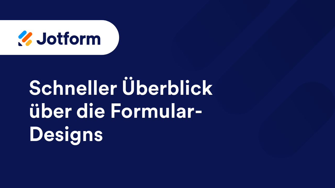 Erste Schritte mit Jotform