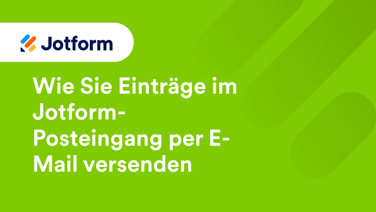 Jotform Posteingang