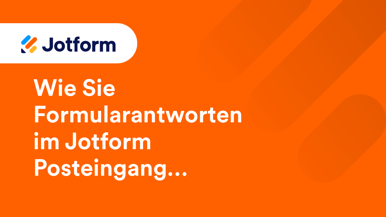 Jotform Posteingang