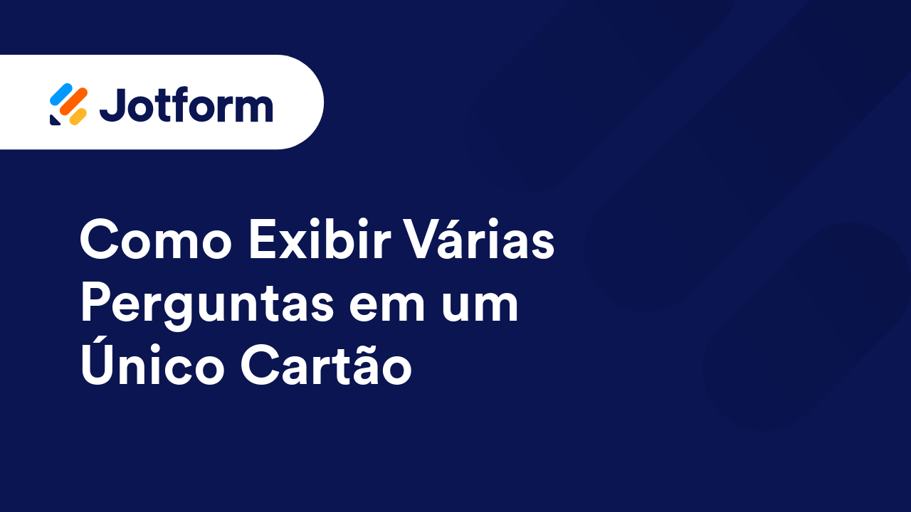 Formulários Cartão