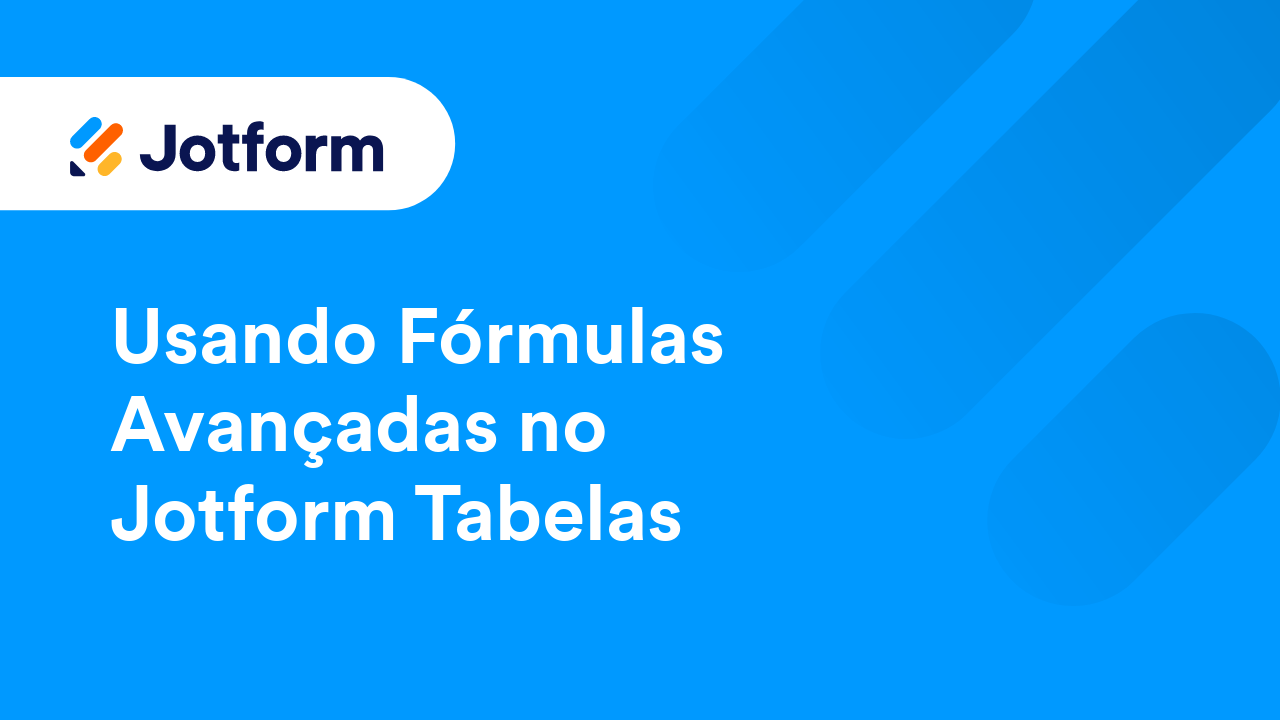 Jotform Tabelas