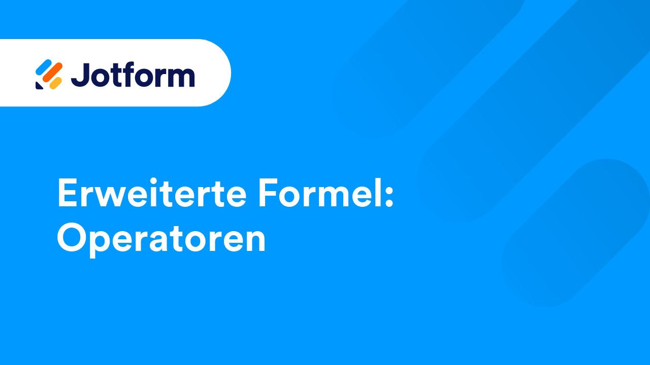 Jotform Tabellen