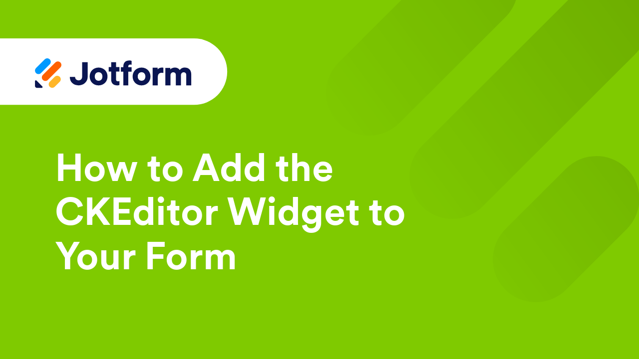 Jotform Widgets