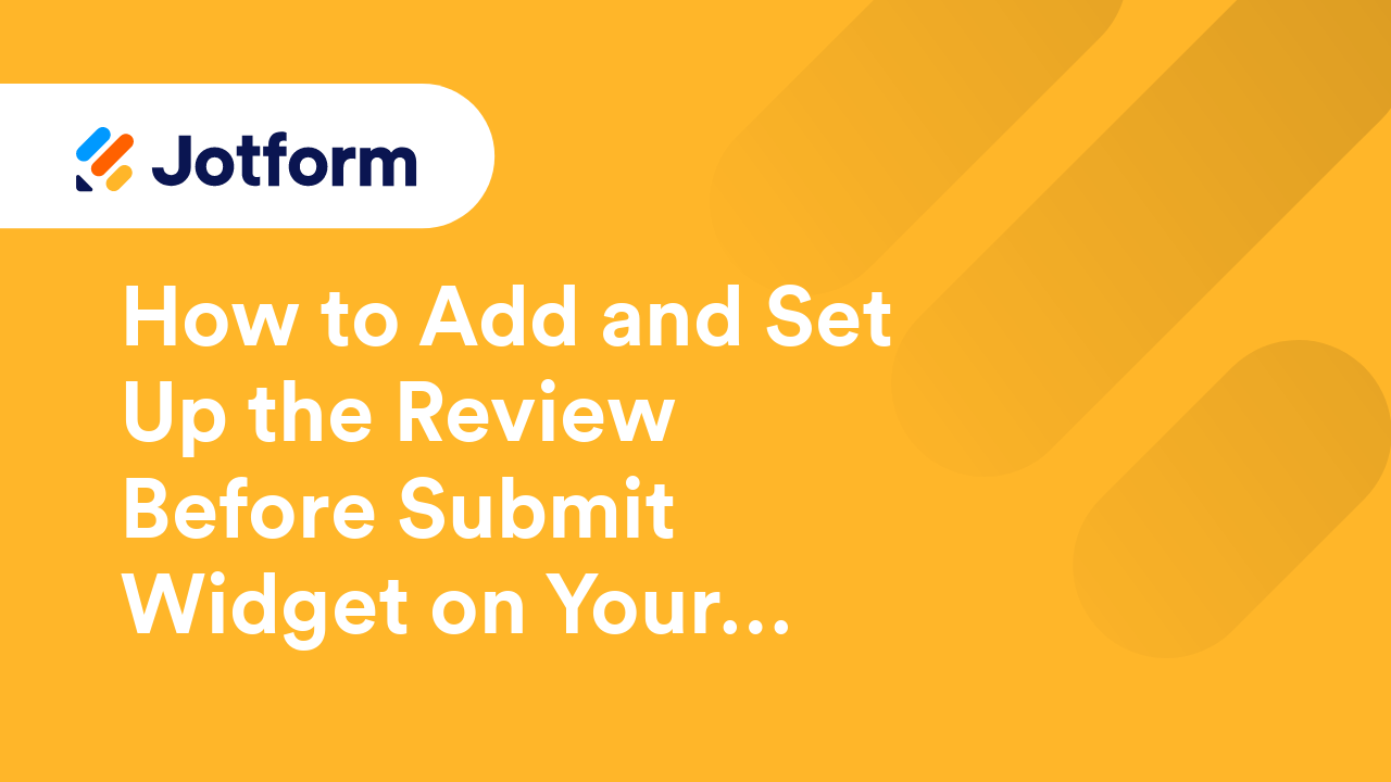 Jotform Widgets