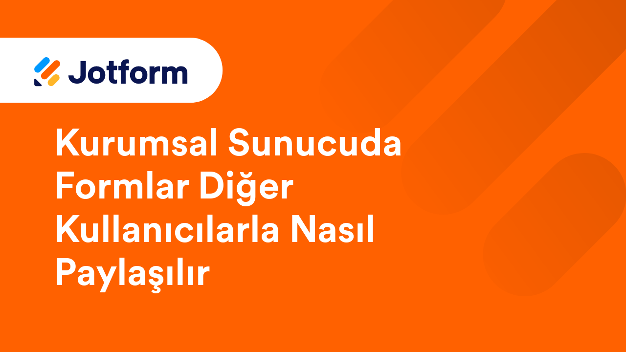 Jotform Kurumsal Plan