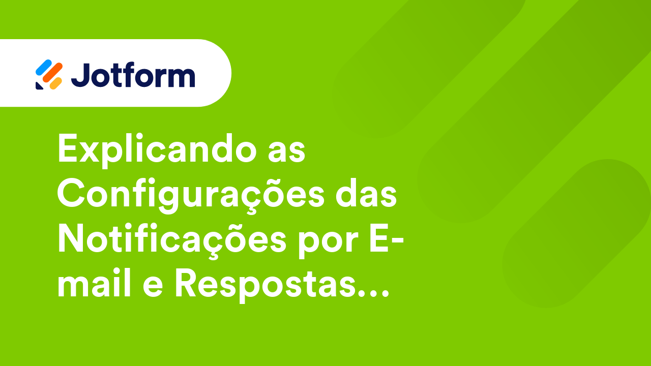 E-mails dos Formulários