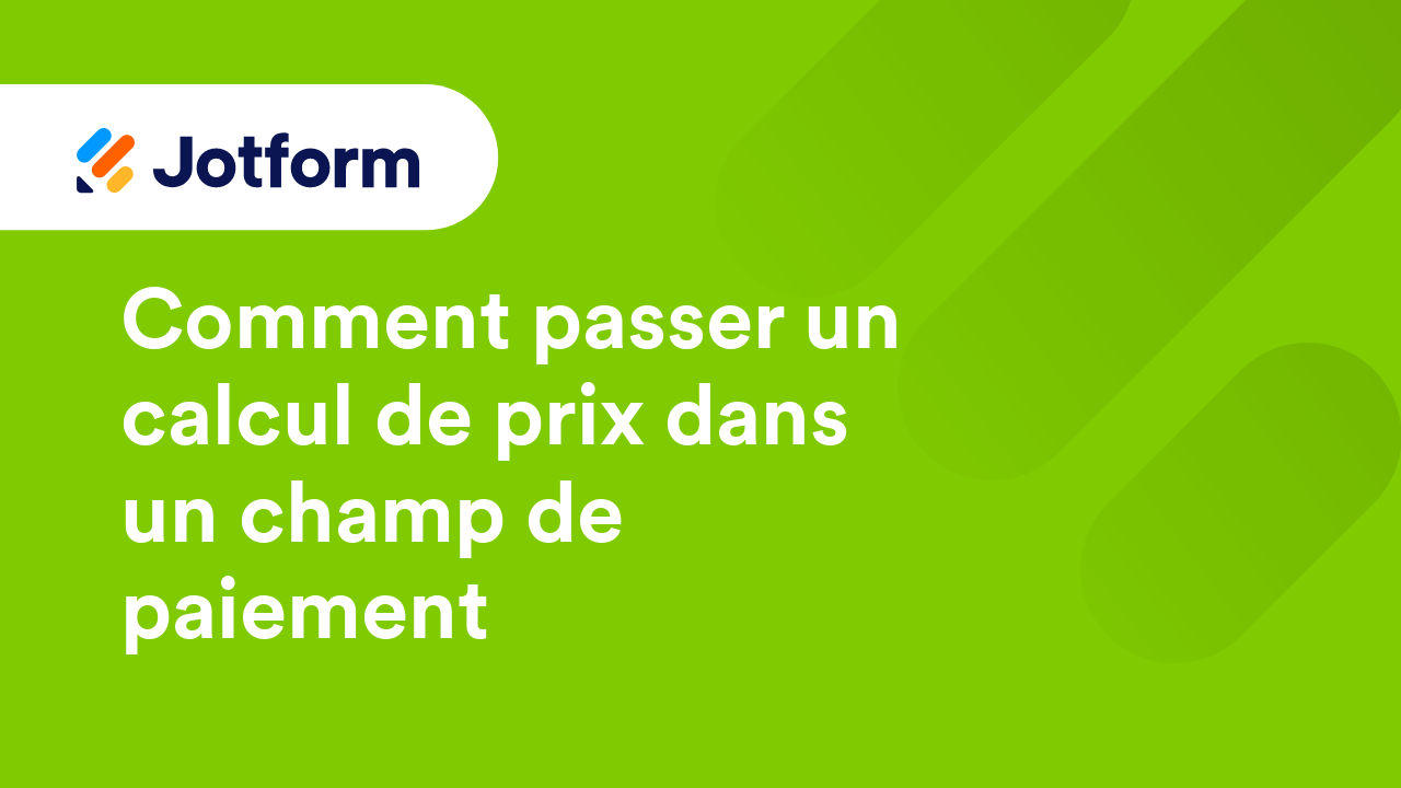 Formulaires de paiement