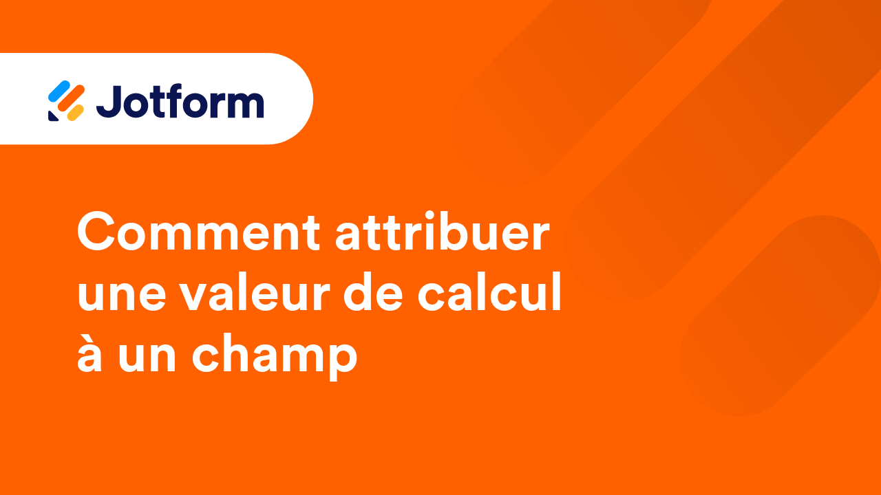 Comment attribuer une valeur de calcul à un champ