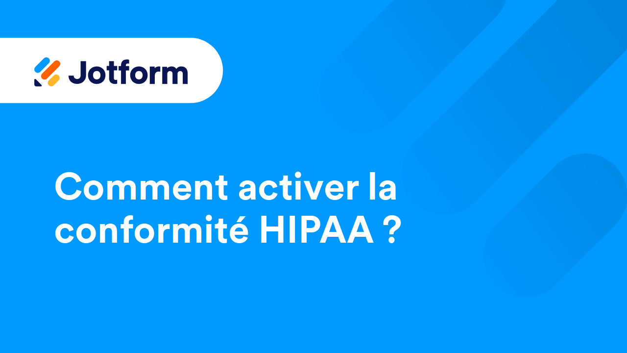 Formulaires conformes HIPAA