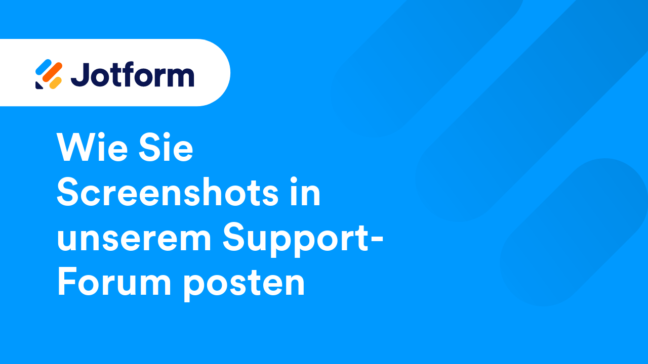 Erste Schritte mit Jotform