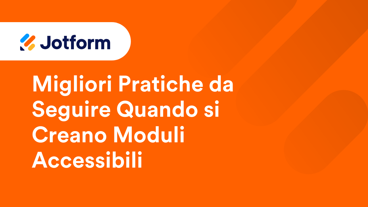 Creare Moduli Accessibili