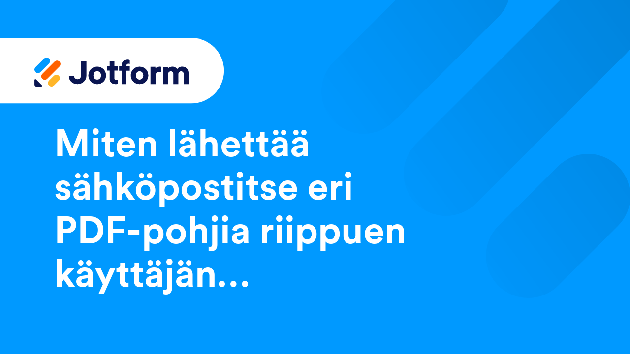 Luo huoliteltuja PDF-tiedostoja automaattisesti