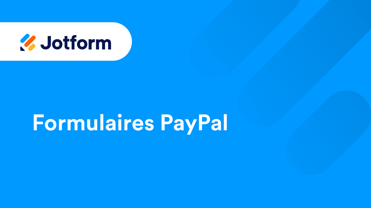 Formulaires de paiement