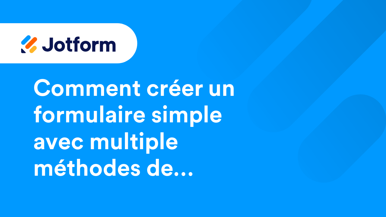 Formulaires de paiement