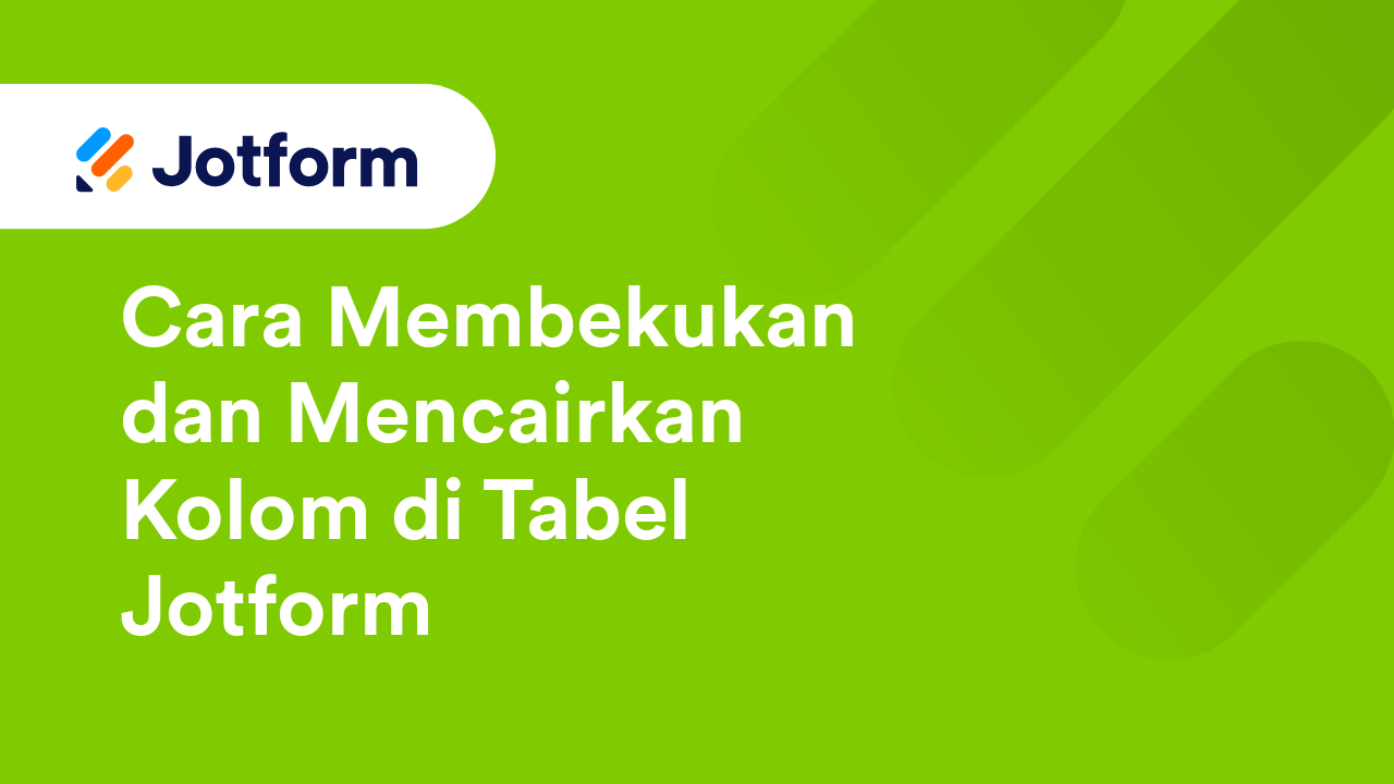 Tabel Jotform
