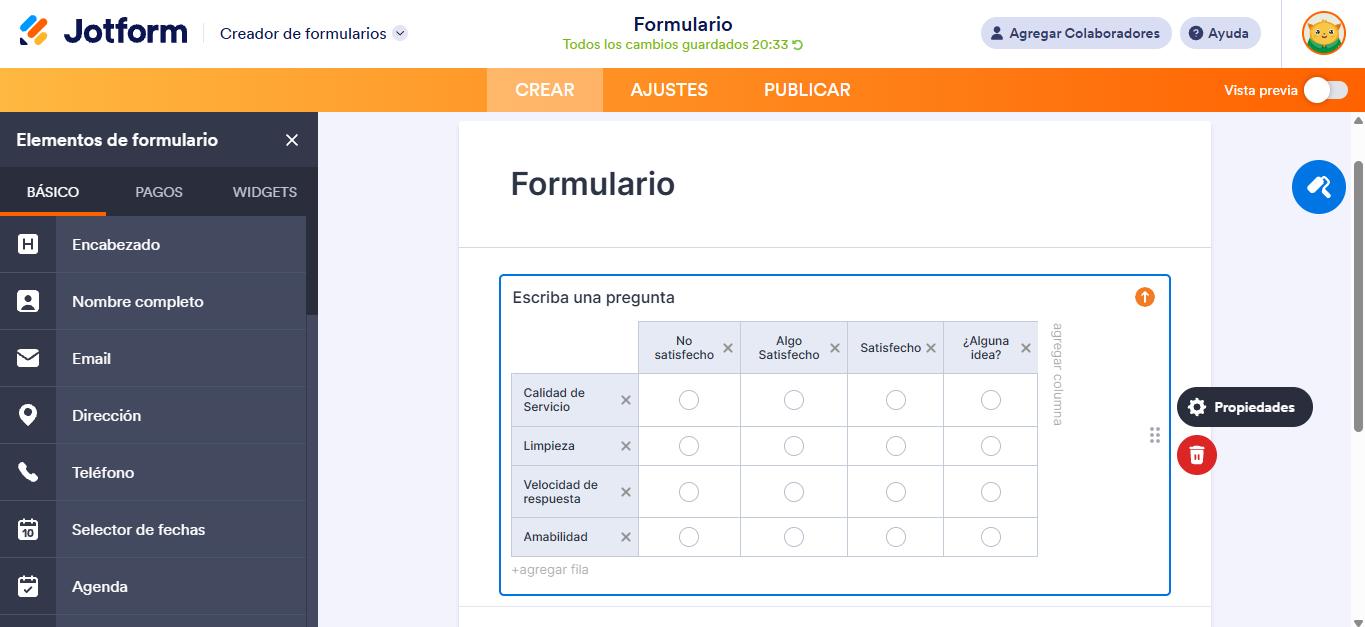 Cómo crear una tabla rellenable en Microsoft Forms Image-11