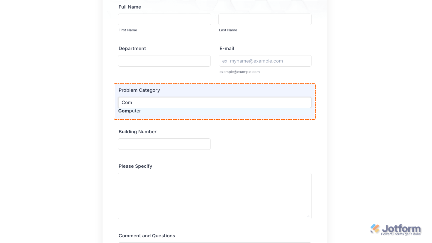 How to Add and Set Up the Autocomplete Widget on Your Form Image-1