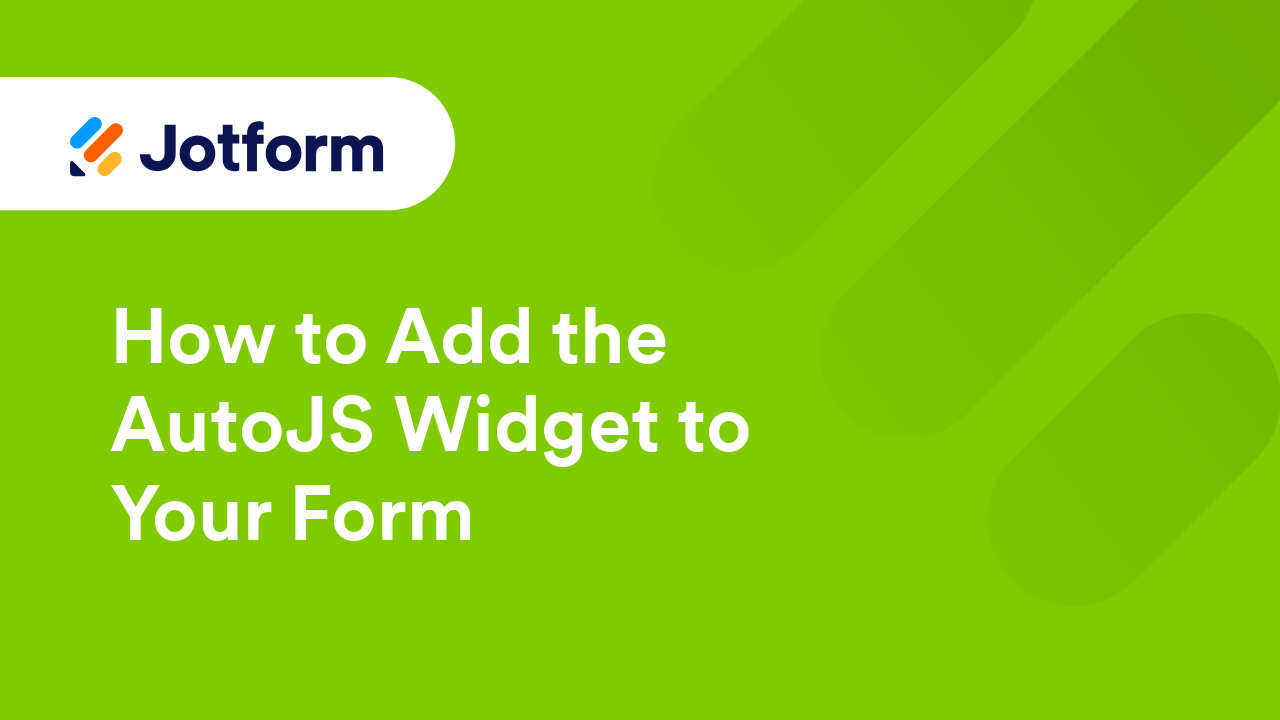 Jotform Widgets
