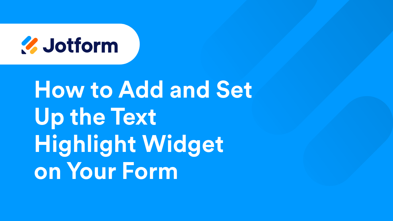 Jotform Widgets
