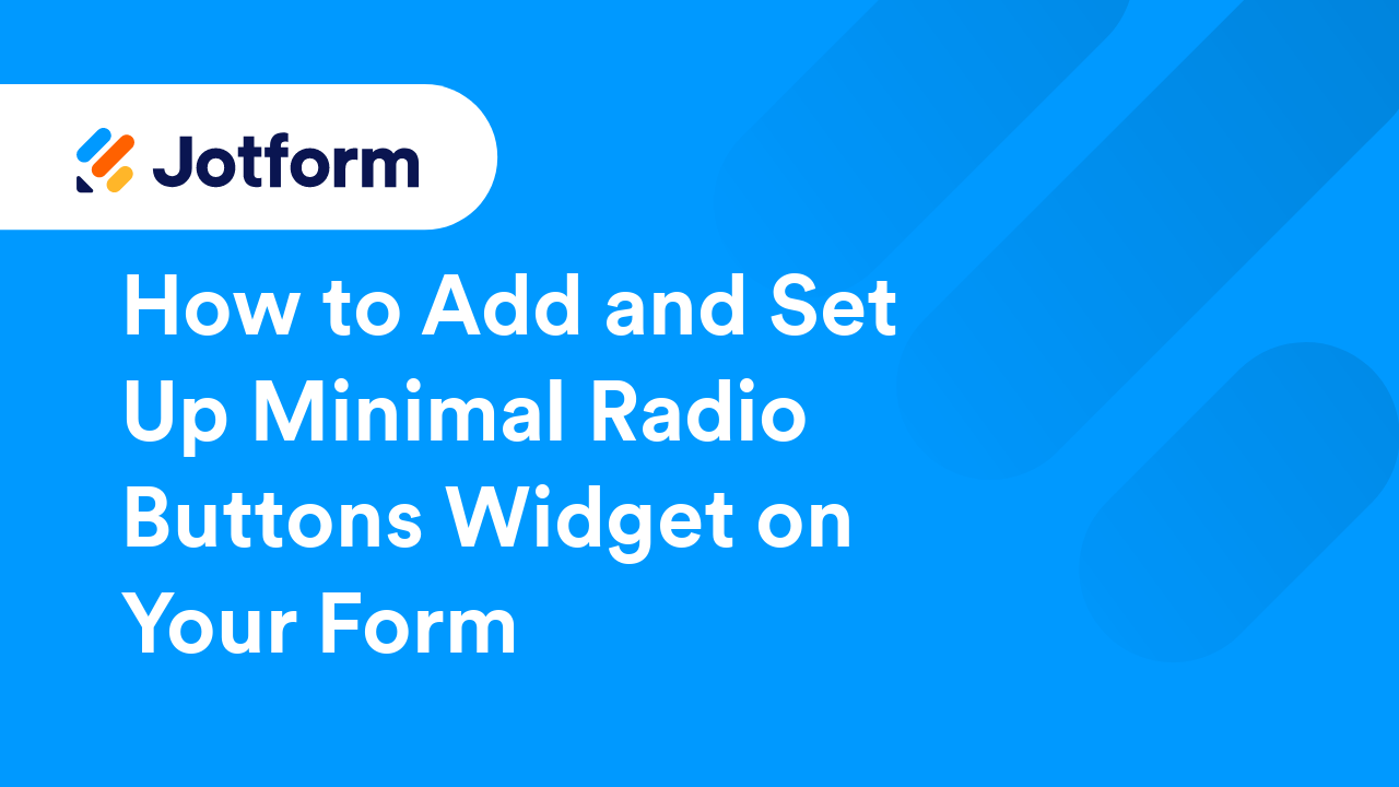 Jotform Widgets