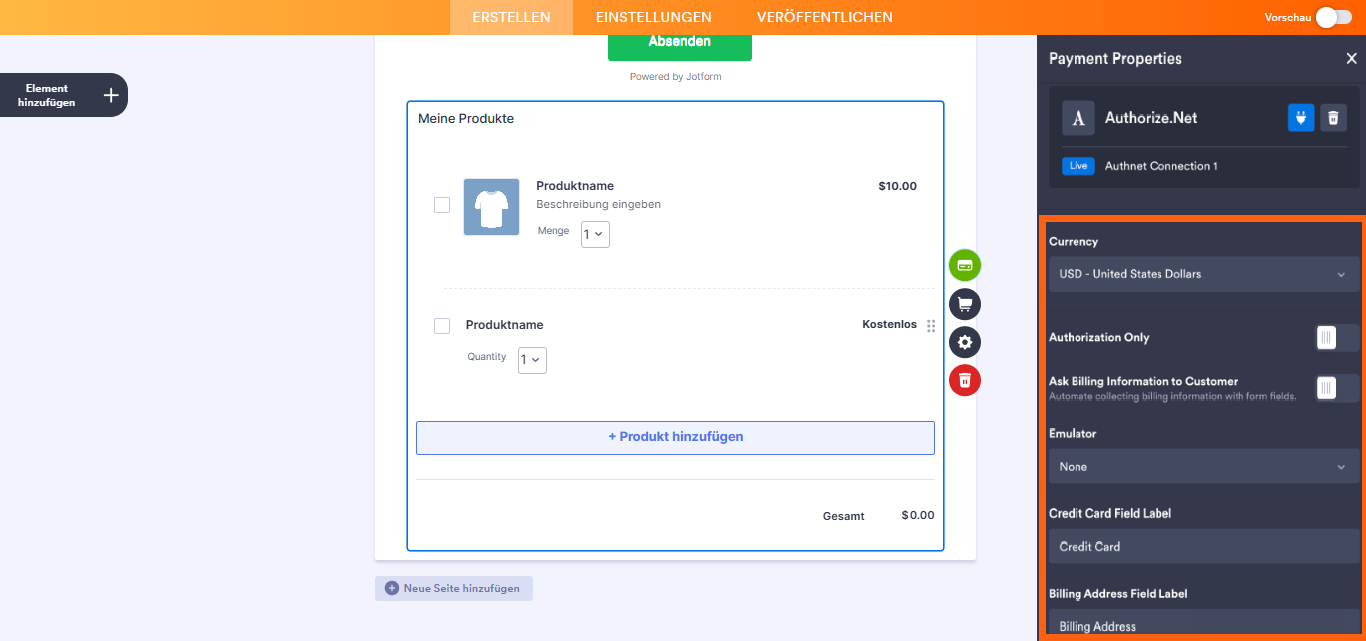 So fügen Sie wiederverwendbare Zahlungsverbindungen hinzu und verwalten sie Image-5