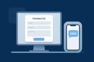 How to set up WordPress contact form SMS notifications with a no-plug-in alternative