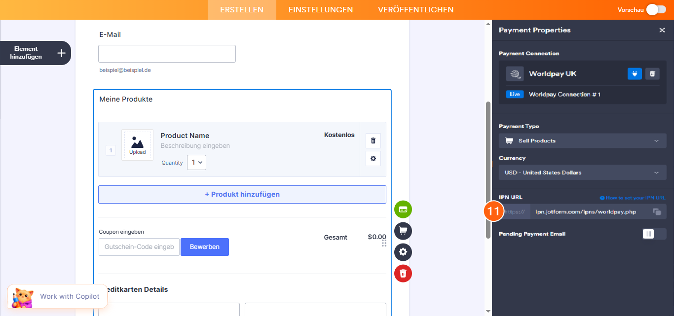 So integrieren Sie Ihr Formula in Worldpay UK Image-15