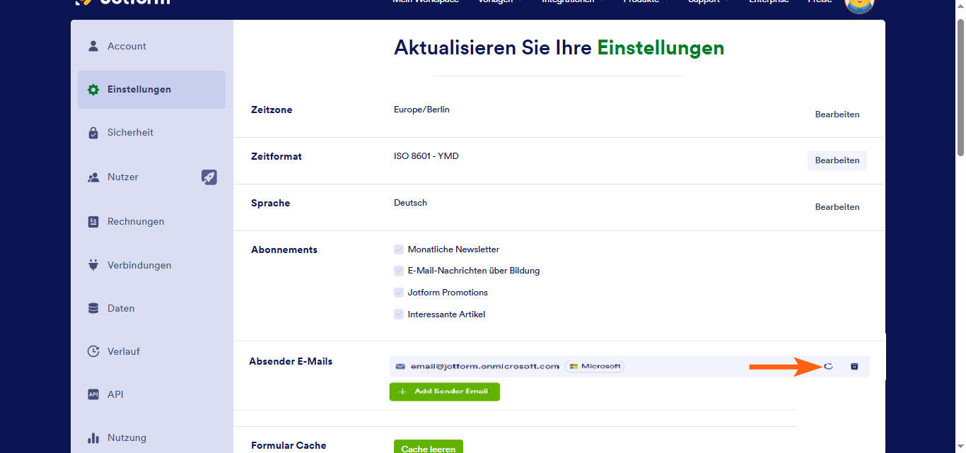 So verwenden Sie Microsoft Outlook als Absender-E-Mail über SMTP Image-5