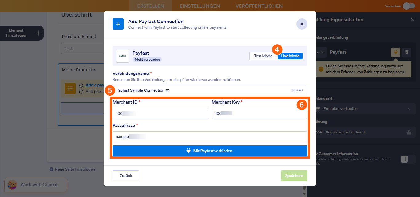 So integrieren Sie Ihr Formular in Payfast Image-12