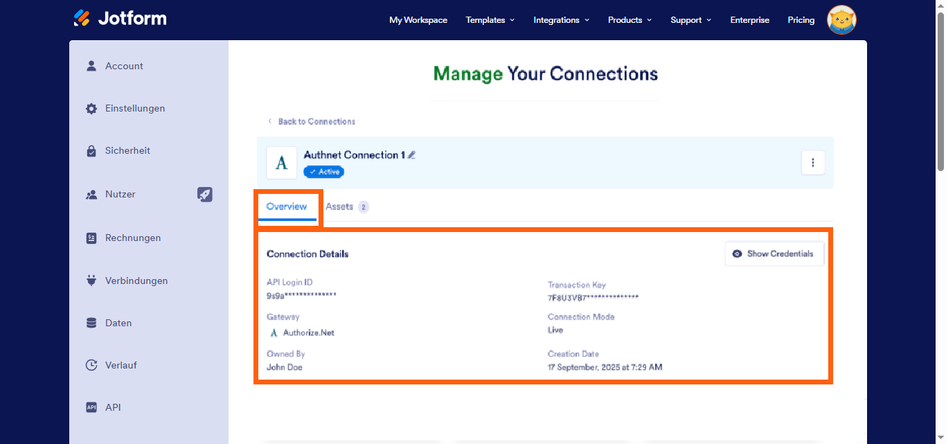So fügen Sie wiederverwendbare Zahlungsverbindungen hinzu und verwalten sie Image-9