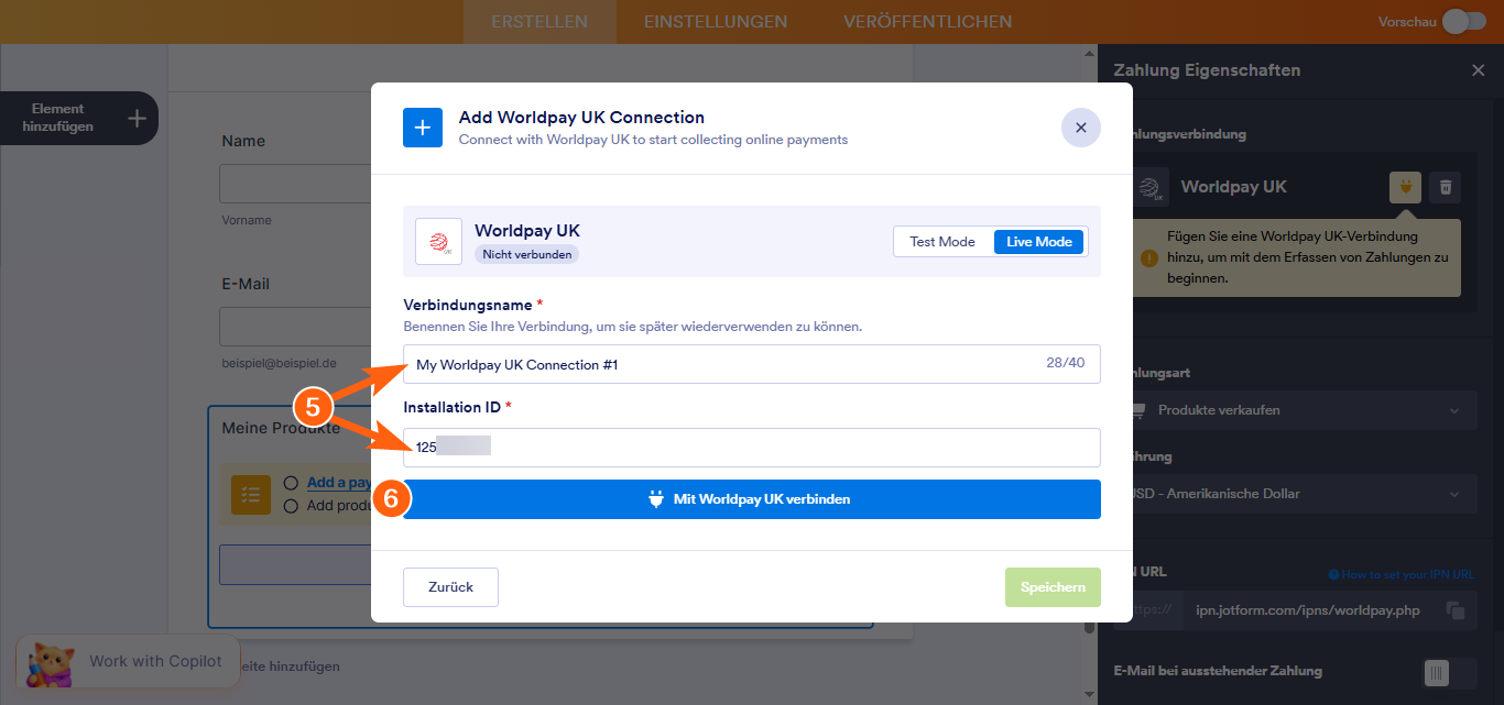 So integrieren Sie Ihr Formula in Worldpay UK Image-10