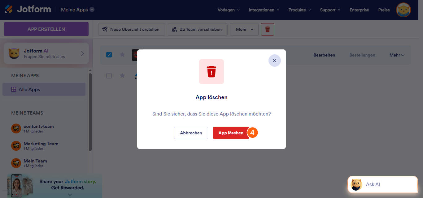 So deaktivieren oder löschen Sie einen Store Image-5