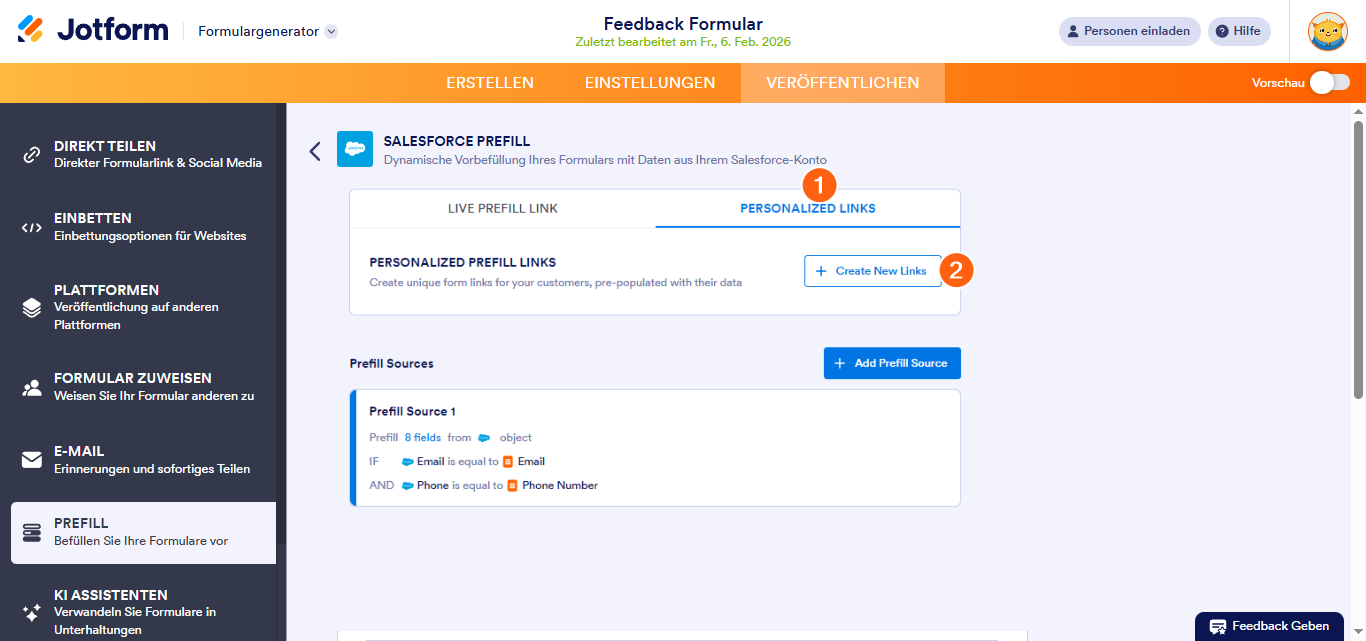 So erstellen Sie einzigartige Formularlinks für Ihre Salesforce-Kunden Image-1